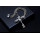 P-0182 Korean Fashion Crystal Rhinestone Brooches Pins Silver Cross Long Tassel Chain Brooches For Unisex Jewelry Accessories