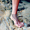 B-0506 Bohemian silver floral design boho bracelet statement ,tribal chic turkish gypsy jewelry for women
