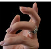R-1210 Fashion Cluster crystal  gem stone inlay women ring  2015