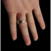 R-1210 Fashion Cluster crystal  gem stone inlay women ring  2015