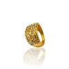 R-1210 Fashion Cluster crystal  gem stone inlay women ring  2015