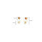 E-3491 Korean Fashion Style Sweet Elegant Crystal Shell Flower Stud Earrings for Women