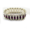 B-0517 Bohemian Boho Style High Quality Multi-color Crystal Alloy Bead Vintage Bracelet for Women