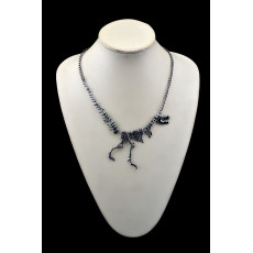 N-5591 * New Fashion Style Gun black Silver Dinosaur Lovely  Pendant Necklace