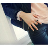 R-1219 New Fashion 3PCS/Set Women Punk Style Vintage Gold Silver Charm Crystal Rhinestone Midi Ring Rotating Arrow Knuckle Rings