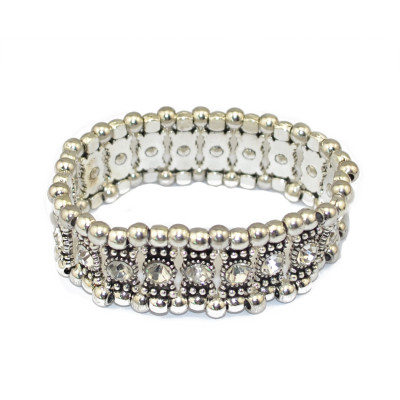 B-0517 Bohemian Boho Style High Quality Multi-color Crystal Alloy Bead Vintage Bracelet for Women