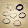 R-1226 korea Punk  Fashion Retro Exaggerated Hollow Out Dimond KNUCKLE RING