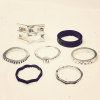 R-1226 korea Punk  Fashion Retro Exaggerated Hollow Out Dimond KNUCKLE RING