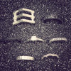 R-1226 korea Punk  Fashion Retro Exaggerated Hollow Out Dimond KNUCKLE RING