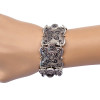 B-0524 Turkish Gypsy Vintage Tibet Silver Plated Coin Adjustable Bracelet