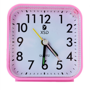 New Fashion Simple Style LED Light 4 Colors Cute Home Bedroom No angular square Clocks