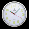 New Fashion Vintage Simple Style LED Light Black and White Cute Home Bedroom  Round Quartz Wall Clock