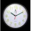 New Fashion Vintage Simple Style LED Light Black and White Cute Home Bedroom  Round Quartz Wall Clock