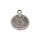 N-5639 Gypsy Bohemian Beachy Chic Carving Flower Coin Charms Statement Necklace Festival Silver Ethnic Turkish India Tribal Accessories Jewelry Wholesale Lots