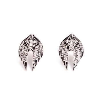 E-3504 European and American Fashion Flying Wings Diamond Earrings Lady Jewelry