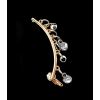 E-3514 European Korean Fashion Style Silver Gold Plated Crystal Ear Cuff