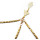 F-0260 European Fashion Style Gold Plated Hairband headdress bowlder hair accessories for women