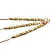 F-0260 European Fashion Style Gold Plated Hairband headdress bowlder hair accessories for women