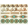 Body art chain gold tattoo temporary tattoo tatoo flash tattoo metallic tattoo jewelry temporary tattoost stickers