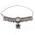 N-5648 Bohemian Style Silver Plated Alloy Retro Wide Boho Coin Tassel Pendant Necklace Long Waist Body Belly Chain Jewelry