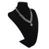 N-5664 European Korea Fashion Style Silver Plated Big Crystal Pendant Necklace