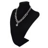 N-5664 European Korea Fashion Style Silver Plated Big Crystal Pendant Necklace