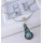 N-5668 E-3522 Bohemian style blue rhinestone turquoise gem stone jewelry sets, Tibetan silver oval rimous necklace earrings sets