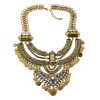 N-5688 Vintage Silver Gold Chains Fine Jewelry Gypsy Coins Tassel Choker Necklace Women Big Flower Moon Statement Necklace