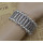 B-0557 Fashion tibetian silver pattern flower 3 row leaves pendants boho chic bracelet adjustable