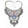 N-5701 New Fashion European Popular Crystal Multilayer Chain Charm Alloy Necklace