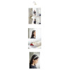 E-3547 New European Korean Fashion Popular Shell Flower Crystal Silver Plated Ear Stud  Earrings