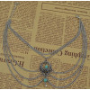B-0570 New Arrival Summer Ankle Bracelet Bohemian Foot Jewelry Turquoise Beads Carving Flower Anklets for Women Jewelry Gift