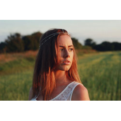 F-0266 Bohemian Style Gold Plated Chain Beads Multilayer Hairband Wedding Headband Hair Accessories Jewelry For Women Headwear
