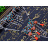 N-5724 New Fashion European Multilayer Nature Stone Tassel Charm Alloy Necklace
