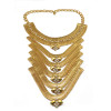 N-5729 New Fashion Brand Charm Crystal Rhinestone Flower Necklaces & Pendants Statement Necklaces Multi Layer Necklace Gold Chain Jewelry For Women