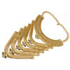 N-5729 New Fashion Brand Charm Crystal Rhinestone Flower Necklaces & Pendants Statement Necklaces Multi Layer Necklace Gold Chain Jewelry For Women