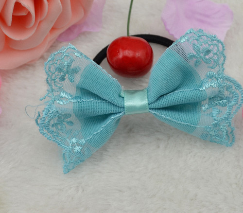F-0299 European fashion style 5 colors stretchy bowknot hairband wedding party hair accessory