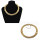N-5744 New Korea fashion style gold plated round double chain choker necklace