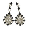 E-3562 New European Women Fashion Jewelry Luxury Crystal Long Dangling Earrings