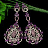 E-3562 New European Women Fashion Jewelry Luxury Crystal Long Dangling Earrings