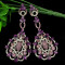 E-3562 New European Women Fashion Jewelry Luxury Crystal Long Dangling Earrings