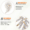 E-3556 European Style gold Plated branch shape crystal clip earrings fashion jewelry
