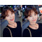 N-5765 New Fashion  Wave Lace Collar Pearl Pendant Necklace Double Women Clavicle Chain