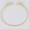 B-0582 New Arrived European Fashion Popular Silver Gold  Plated Leaf Open Bracelet