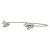 B-0582 New Arrived European Fashion Popular Silver Gold  Plated Leaf Open Bracelet
