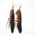 E-3570 Fashion Sexy Bohemian Multicolor Feather Tassel Earrings for Women