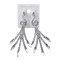 E-3571 Bohemian silver plated colorful crystal beads China's phoenix image dangle earrings jewelry