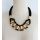 N-5795 European knitting multicolour necklace fashion jewelry fashion simple geometric choker bib necklace earrings set