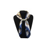 R-1258 New Fashion Casual Sterling Gold Alloy Rhinestone Beads Betterfly Shape Silk Scarf Buckle for Women