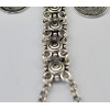 B-0592 New Silver Coin Bracelet Adjustable Handmade Floral Boho Gypsy Beachy Ethnic Bracelet With Ring Jewelry
